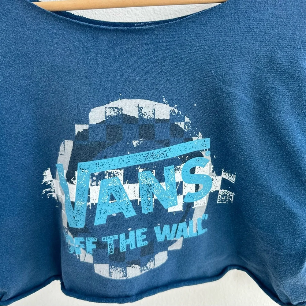 Vans Off the Shoulder Cropped Tee - Picture 3 of 4
